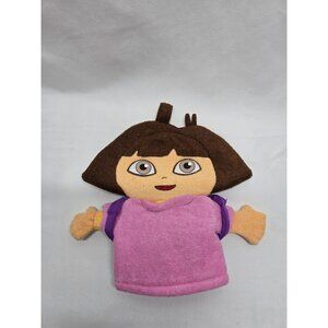 2003  Dora The Explorer Plush Wash Cloth Mitten Terry Cloth Material